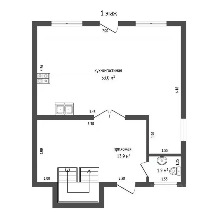 Дом в Вологодская область, д. Жилино ул. 7-я, 4 (106 м) - Фото 1