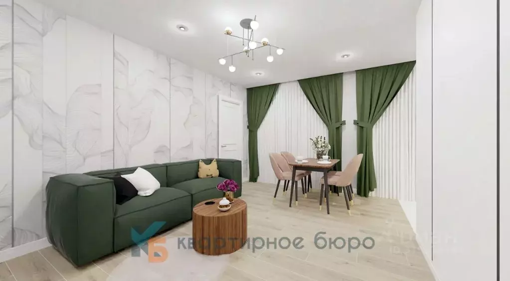 2-к кв. Омская область, Омск ул. Всеволода Иванова, 1 (45.0 м) - Фото 0