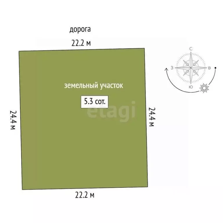 Участок в Тюменская область, Нижнетавдинский муниципальный округ, ... - Фото 1