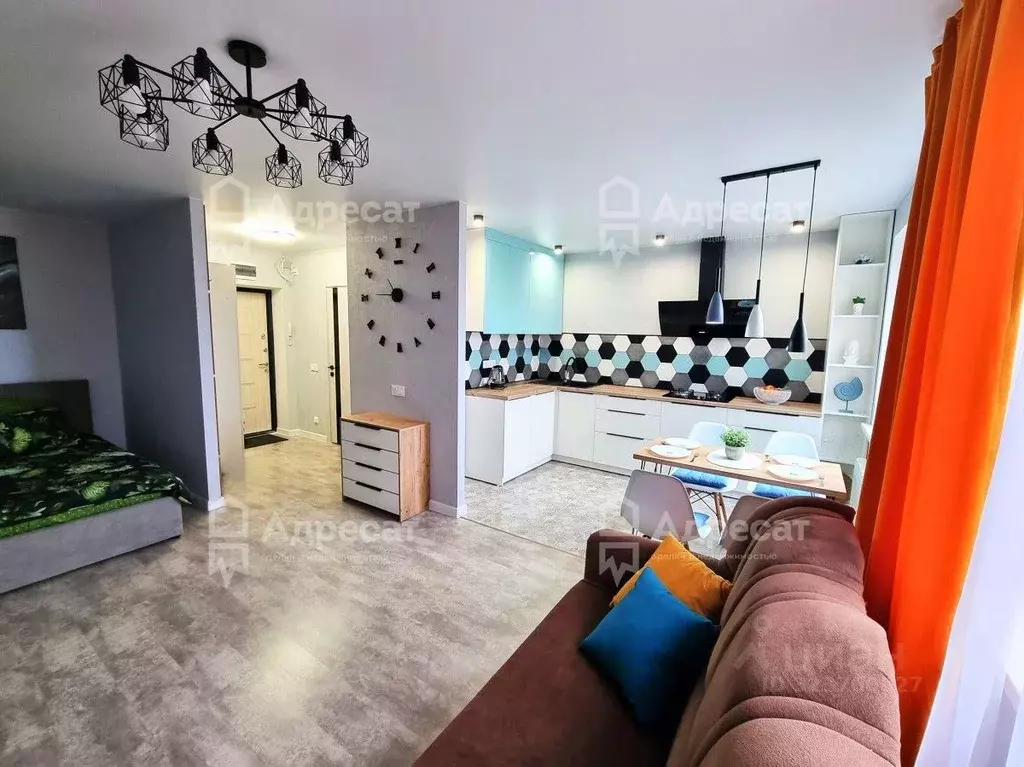 Студия Волгоградская область, Волгоград ул. Куйбышева, 47 (35.3 м) - Фото 1