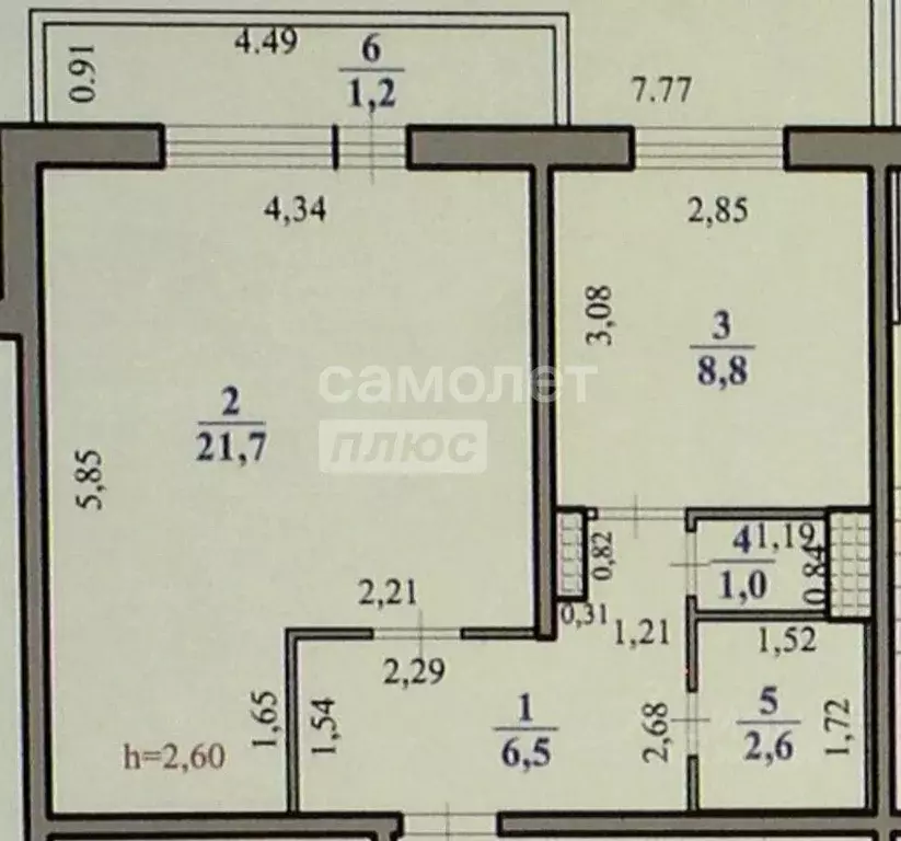 1-к кв. Забайкальский край, Чита просп. Фадеева, 18Б (40.8 м) - Фото 2