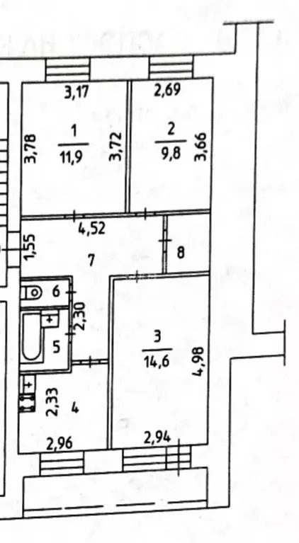 3-к кв. Пермский край, Березники Юбилейная ул., 31 (59.7 м) - Фото 1