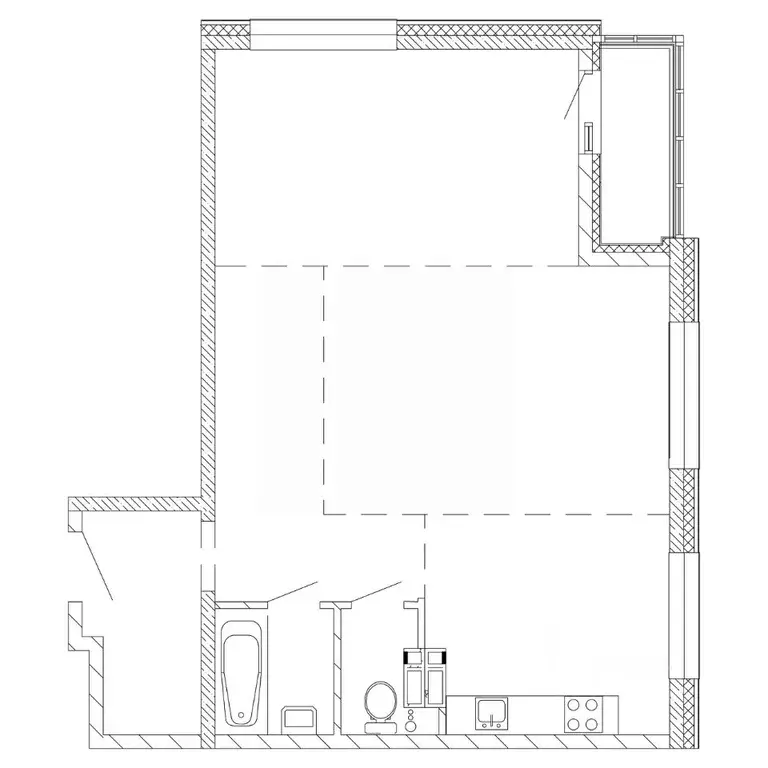 2-к кв. Приморский край, Владивосток Снеговая ул., 9к1 (64.94 м) - Фото 1