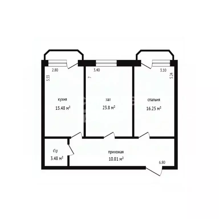 2-к кв. Дагестан, Дербент ул. Гейдара Алиева, 13Д (70.0 м) - Фото 1