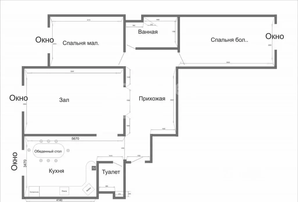 3-к кв. Липецкая область, Липецк бул. Имени Павла Шубина, 8А (85.3 м) - Фото 2