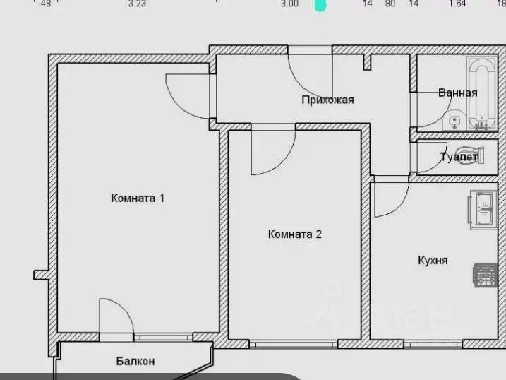 Дом в Курская область, Курск Броневая ул., 10 (90 м) - Фото 1