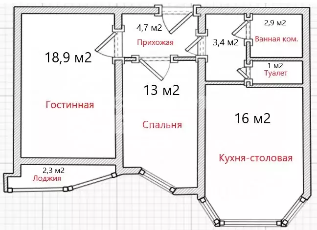 2-к кв. Московская область, Красногорск городской округ, д. Путилково ... - Фото 1