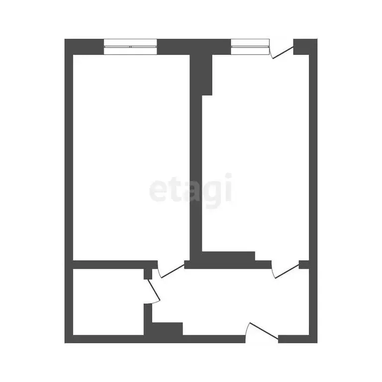 1-комнатная квартира: Белгород, Октябрьская улица, 11 (42.7 м) - Фото 1