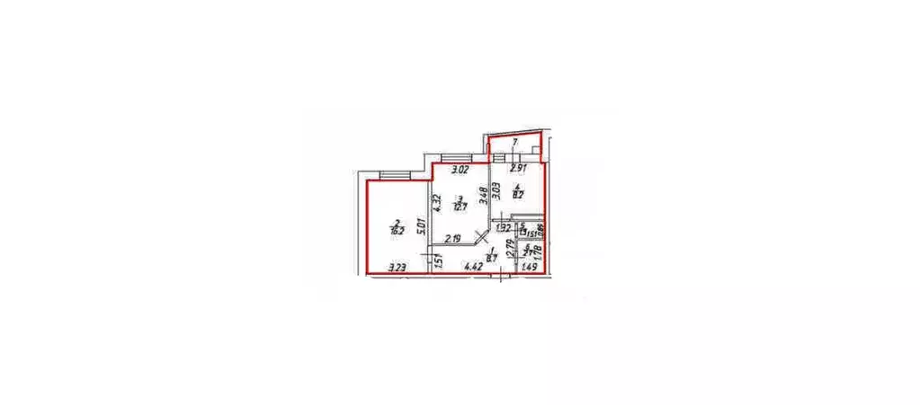 Продаётся 2-к квартира, 53.3 м - Фото 0