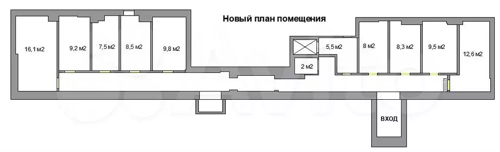 Помещение, 70 м в Центре - Фото 0