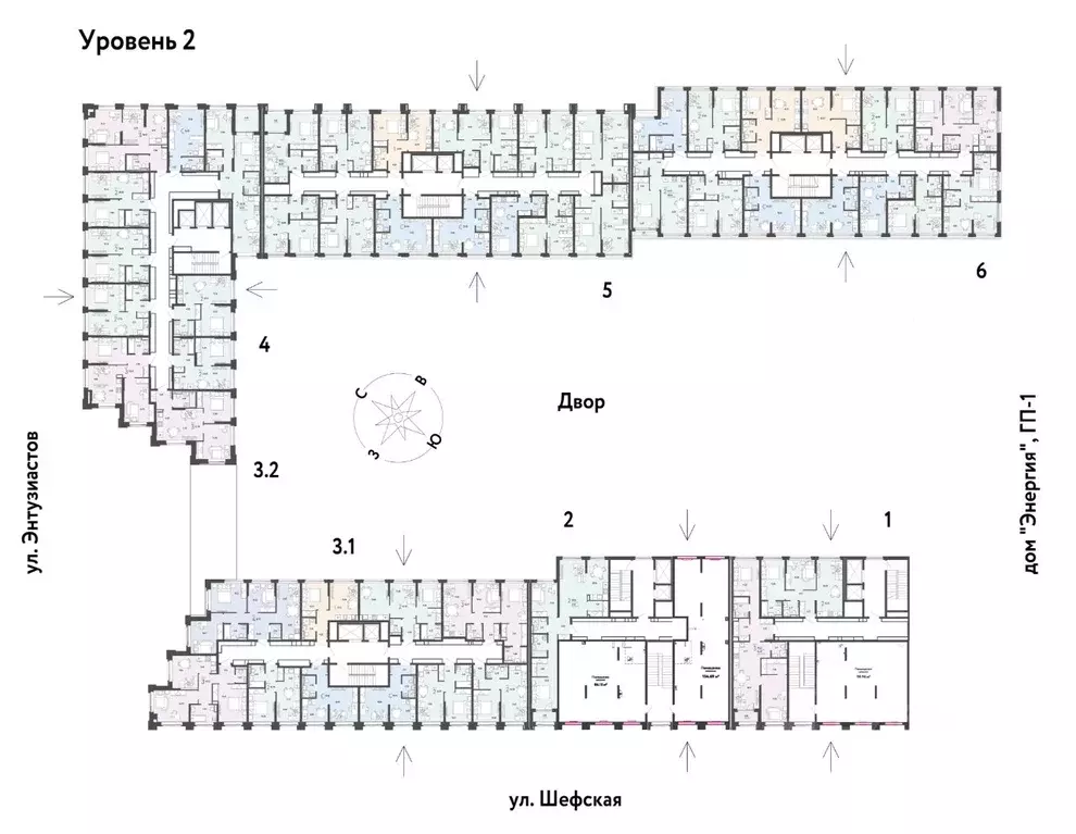 3-к кв. Свердловская область, Екатеринбург ул. Шефская, 28А (61.52 м) - Фото 2