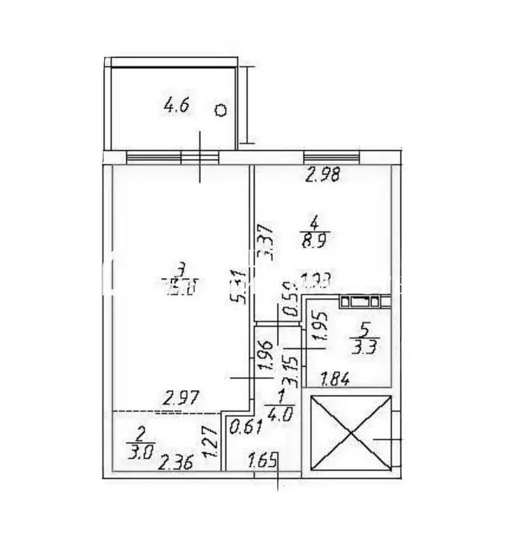 1-комнатная квартира: Колпино, Понтонная улица, 9к1 (35 м) - Фото 1