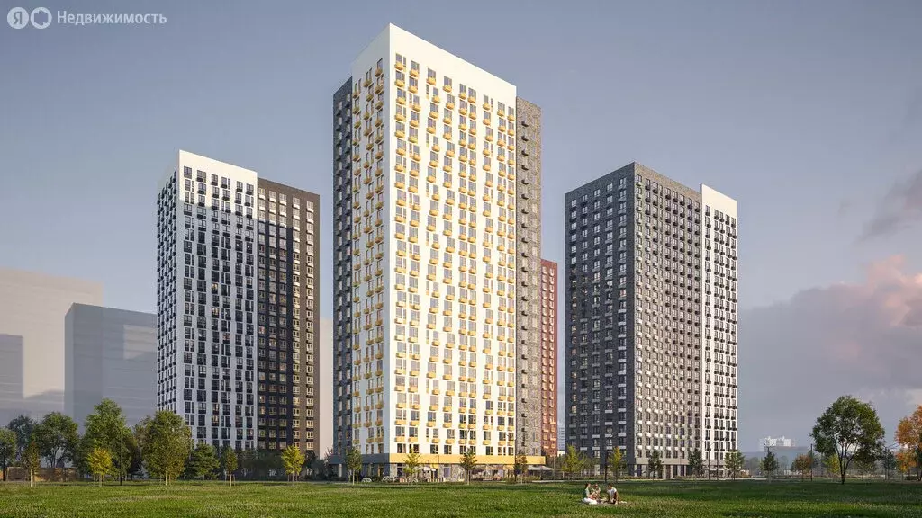 3-комнатная квартира: Мытищи, жилой комплекс Ярославский Квартал, 1.4 ... - Фото 0