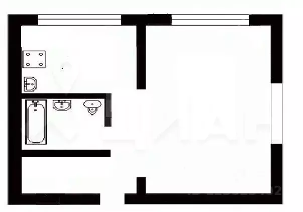 1-к кв. Кировская область, Киров ул. Сурикова, 7 (33.0 м) - Фото 1