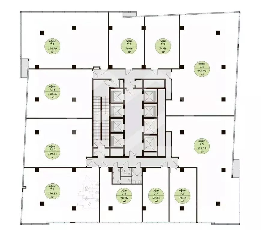Помещение свободного назначения в Москва ул. Неверовского, 10с3А (256 ... - Фото 2