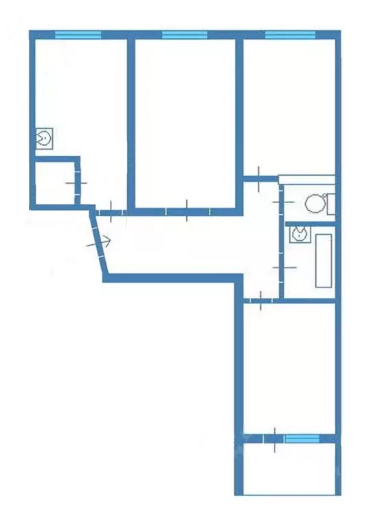 3-к кв. Московская область, Электроугли Богородский городской округ, ... - Фото 2