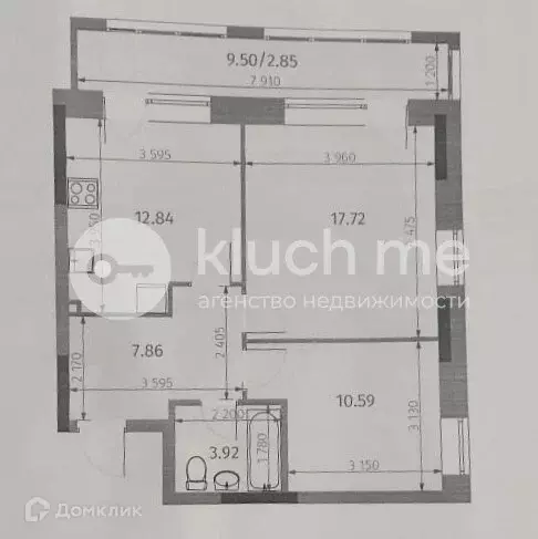 Продаётся 2-к квартира, 55.8 м - Фото 1