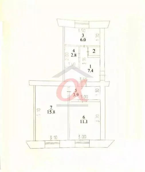 2-к кв. кемеровская область, кемерово ул. потемкина, 8 (45.0 м) - Фото 0