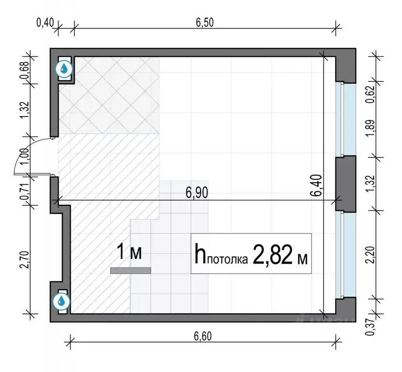 1-к кв. Московская область, Мытищи Белый Град жилой комплекс (41.9 м) - Фото 1