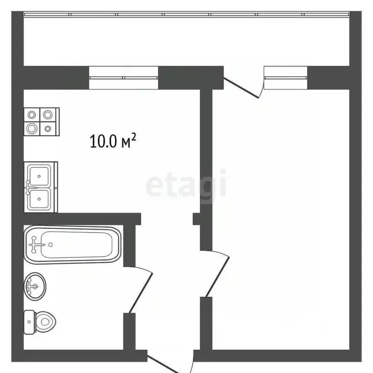 1-к кв. Ярославская область, Ярославль ул. 5-я Вокзальная, 16к2 (37.0 ... - Фото 2
