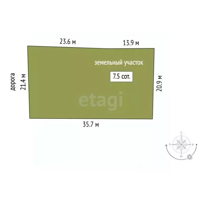 Участок в Мордовия, Саранск Новинка СНТ,  (7.5 сот.) - Фото 2