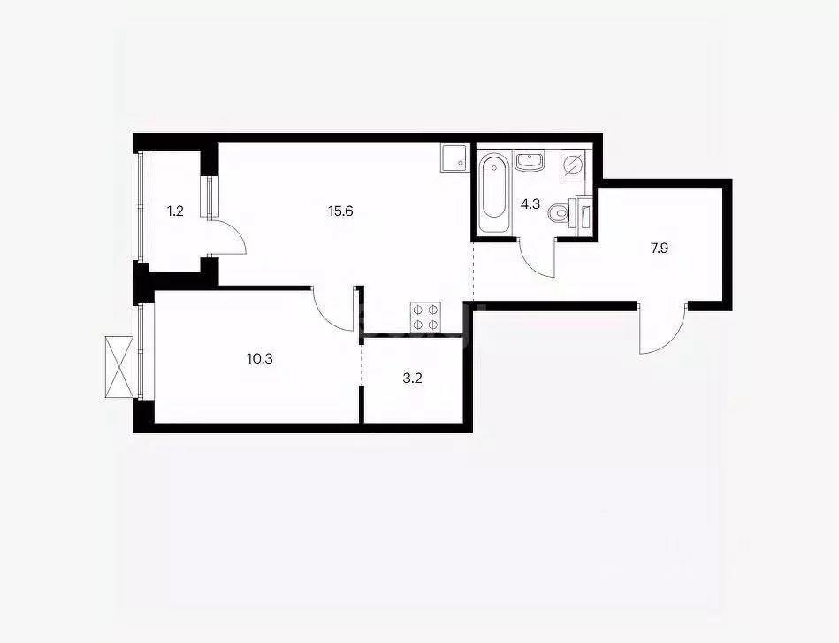 1-к кв. Сахалинская область, Южно-Сахалинск ул. Имени Владимира ... - Фото 1