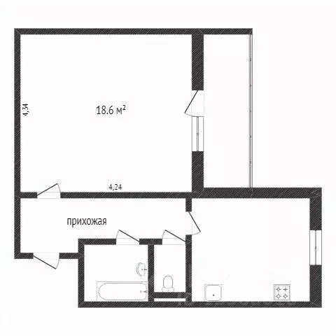 1-к кв. Омская область, Омск ул. Арнольда Нейбута, 7 (49.4 м) - Фото 1
