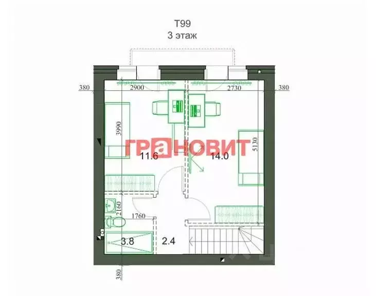 Таунхаус в Новосибирская область, Новосибирский район, Мичуринский ... - Фото 1