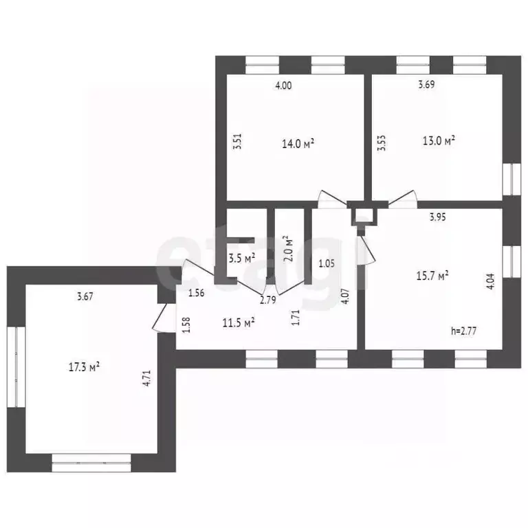 Офис в Ханты-Мансийский АО, Ханты-Мансийск ул. Карла Маркса, 18 (77 м) - Фото 1