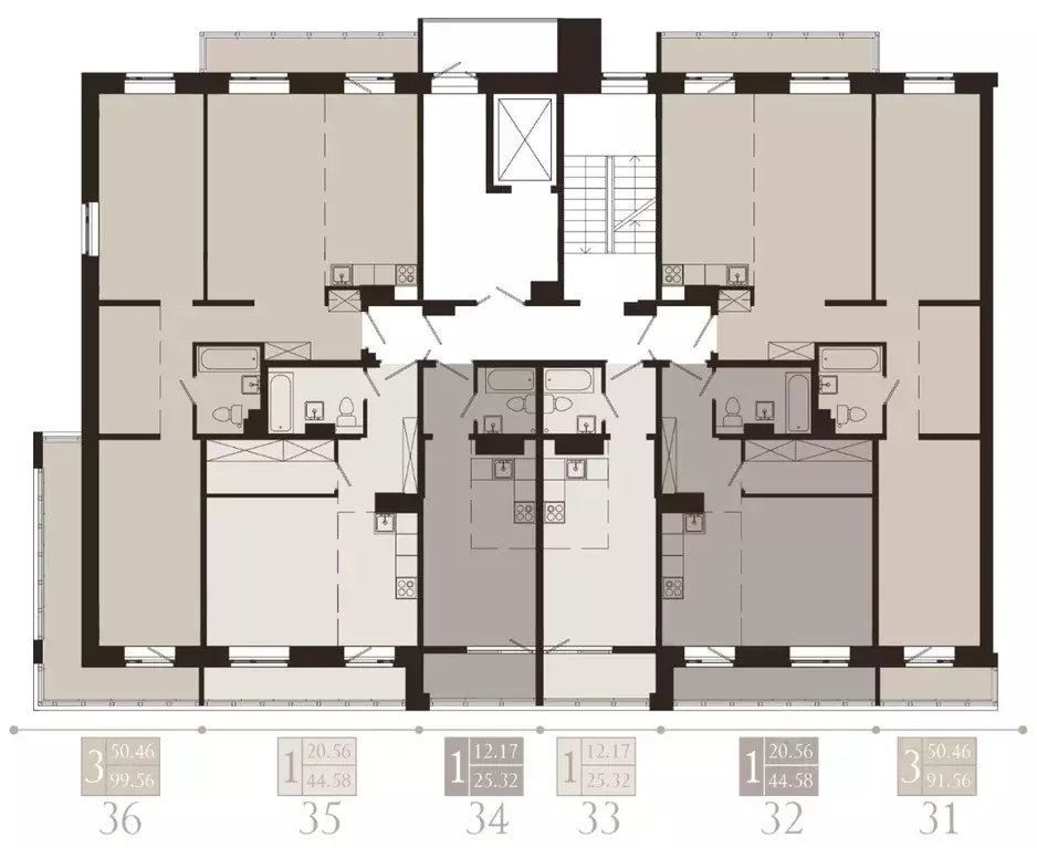 3-к кв. Иркутская область, Иркутск Советская ул., 115/1 (91.56 м) - Фото 2