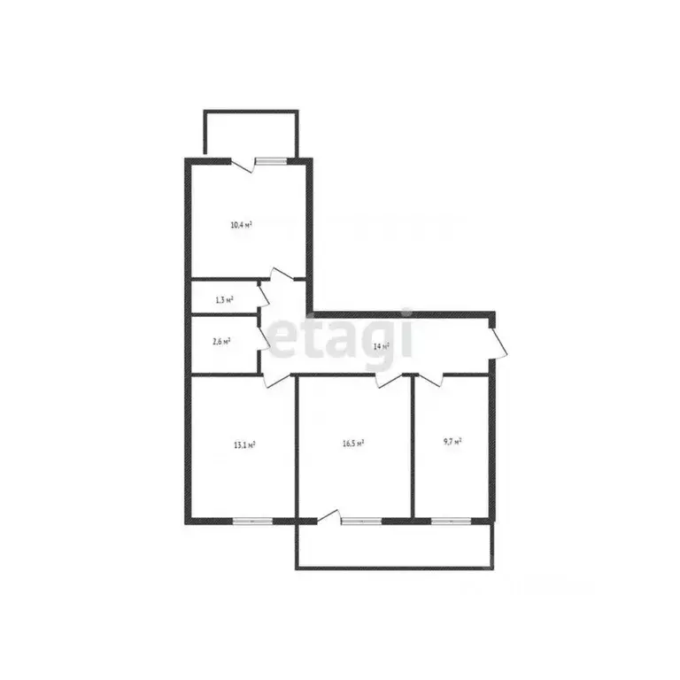 3-к кв. Башкортостан, Салават Октябрьская ул., 72 (68.0 м) - Фото 1
