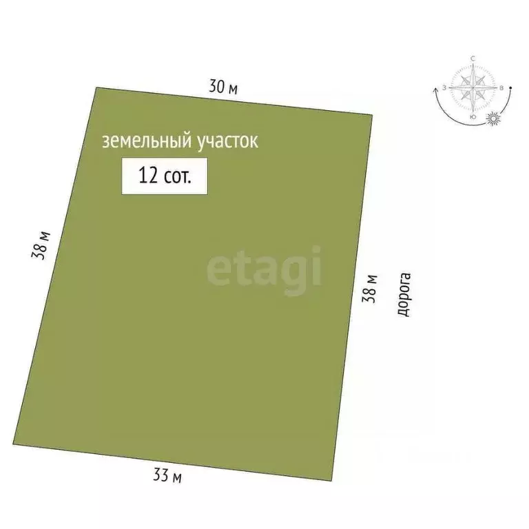 Участок в Тамбовская область, Тамбовский муниципальный округ, Новая ... - Фото 2