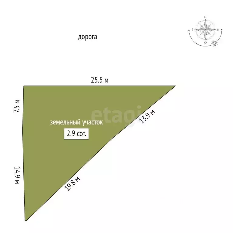 Участок в Ростовская область, Азовский район, Елизаветинское с/пос, ... - Фото 2