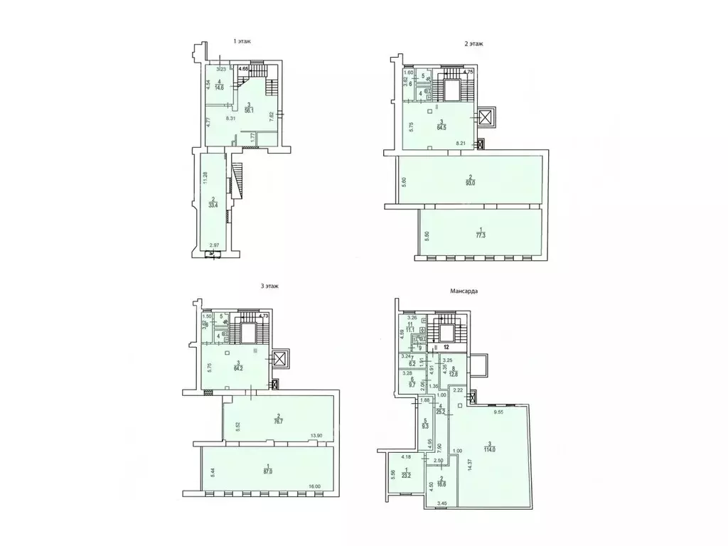 Офис в Москва 1-я Тверская-Ямская ул., 27 (845 м) - Фото 1