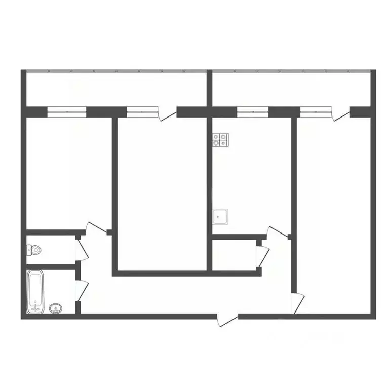 3-к кв. Тульская область, Тула просп. Ленина, 118 (80.3 м) - Фото 2