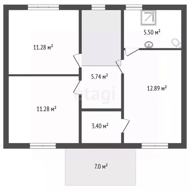 Дом в Ленинградская область, Всеволожский район, Куйвозовское с/пос, ... - Фото 2