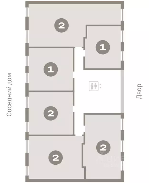 1-к кв. Курганская область, Курган Центральный жилрайон, Дом Кино ... - Фото 2