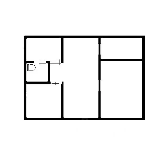 2-к кв. Тульская область, Тула 9 Мая ул., 14 (45.0 м) - Фото 1