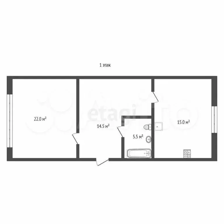 3-к. квартира, 116 м, 1/11 эт. - Фото 0