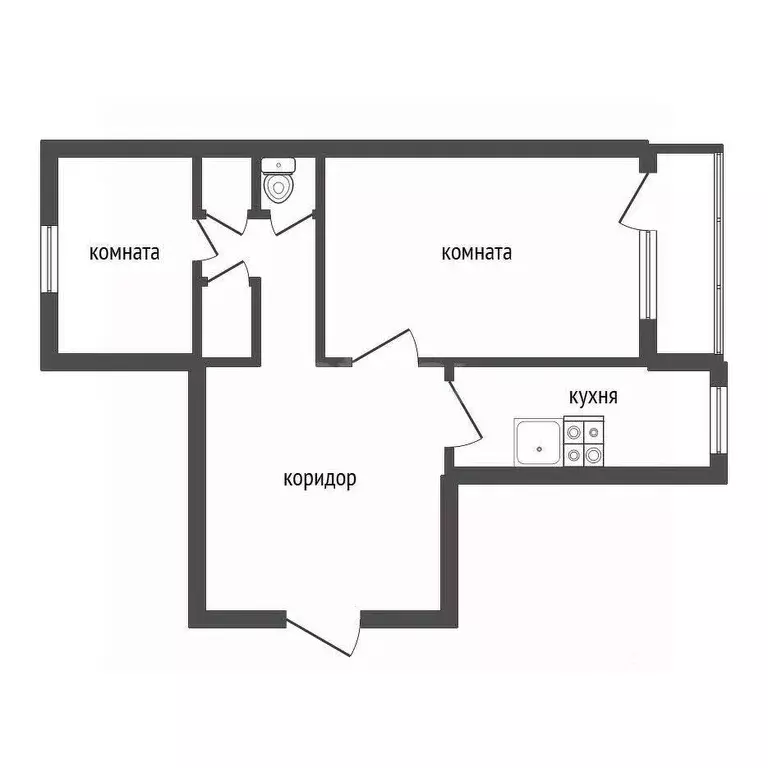 2-к кв. Воронежская область, Воронеж Путиловская ул., 13 (47.8 м) - Фото 1
