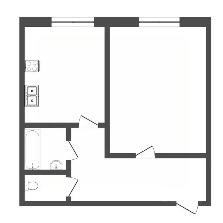 1-к кв. Тюменская область, Тюмень Солнечный проезд, 5 (36.0 м) - Фото 2