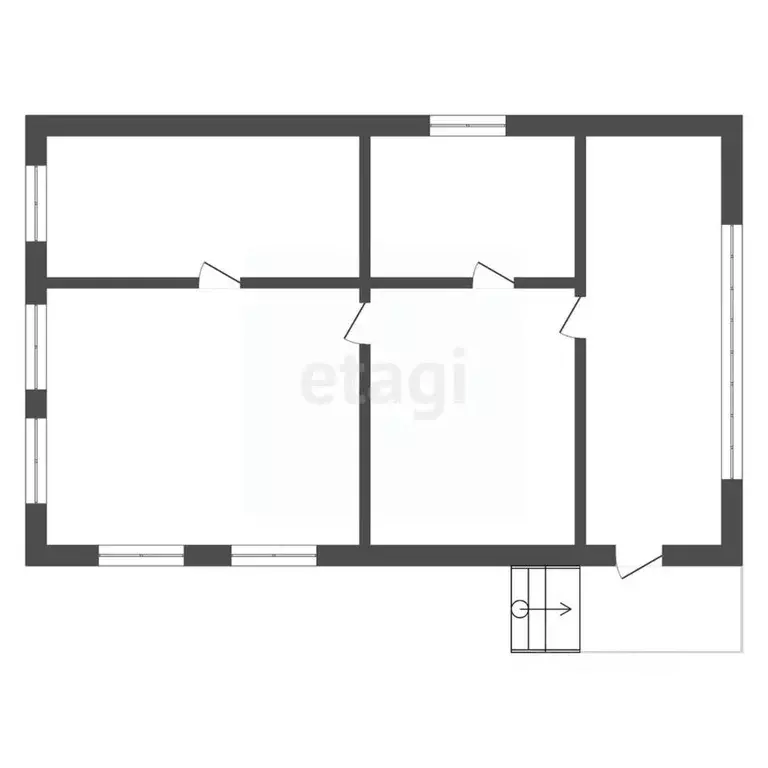 Дом в Саратовская область, Балашов Советская ул., 16 (44 м) - Фото 1