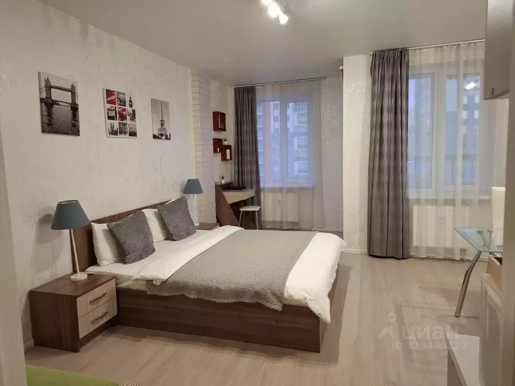 Студия Пермский край, Пермь Полевая ул., 10 (33.0 м) - Фото 1
