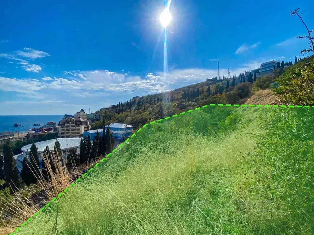 Участок в Крым, Алушта муниципальный округ, пос. Утес ул. Гагариной ... - Фото 1