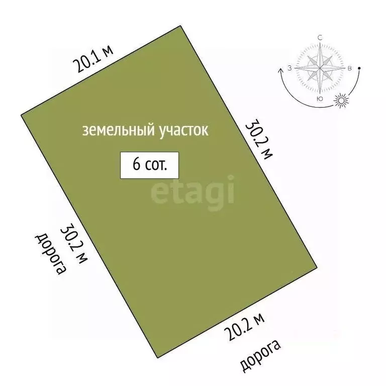 Участок в Тюменская область, Тюменский муниципальный округ, д. ... - Фото 2