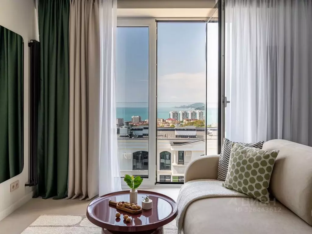 Студия Краснодарский край, Сочи ул. Ленина, 290/8к1 (47.0 м) - Фото 1