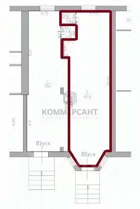 Торговая площадь в Нижегородская область, Нижний Новгород ул. Глеба ... - Фото 2