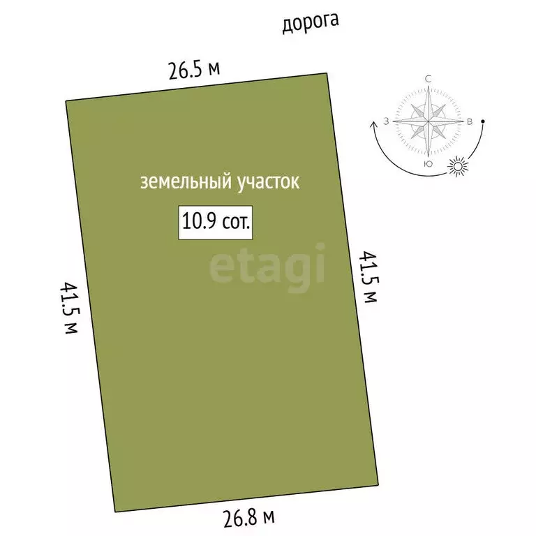 Участок в Усть-Ницинское сельское поселение, деревня Мельничная (12.18 ... - Фото 1