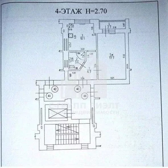 1-к кв. Калининградская область, Калининград ул. Аксакова, 106 (40.8 ... - Фото 2