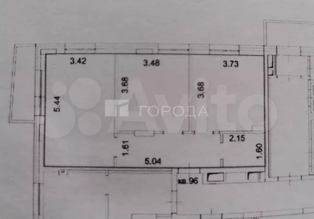 2-к. квартира, 56,4 м, 2/16 эт. - Фото 0